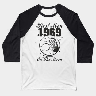 First Moon-landing (black print) Baseball T-Shirt